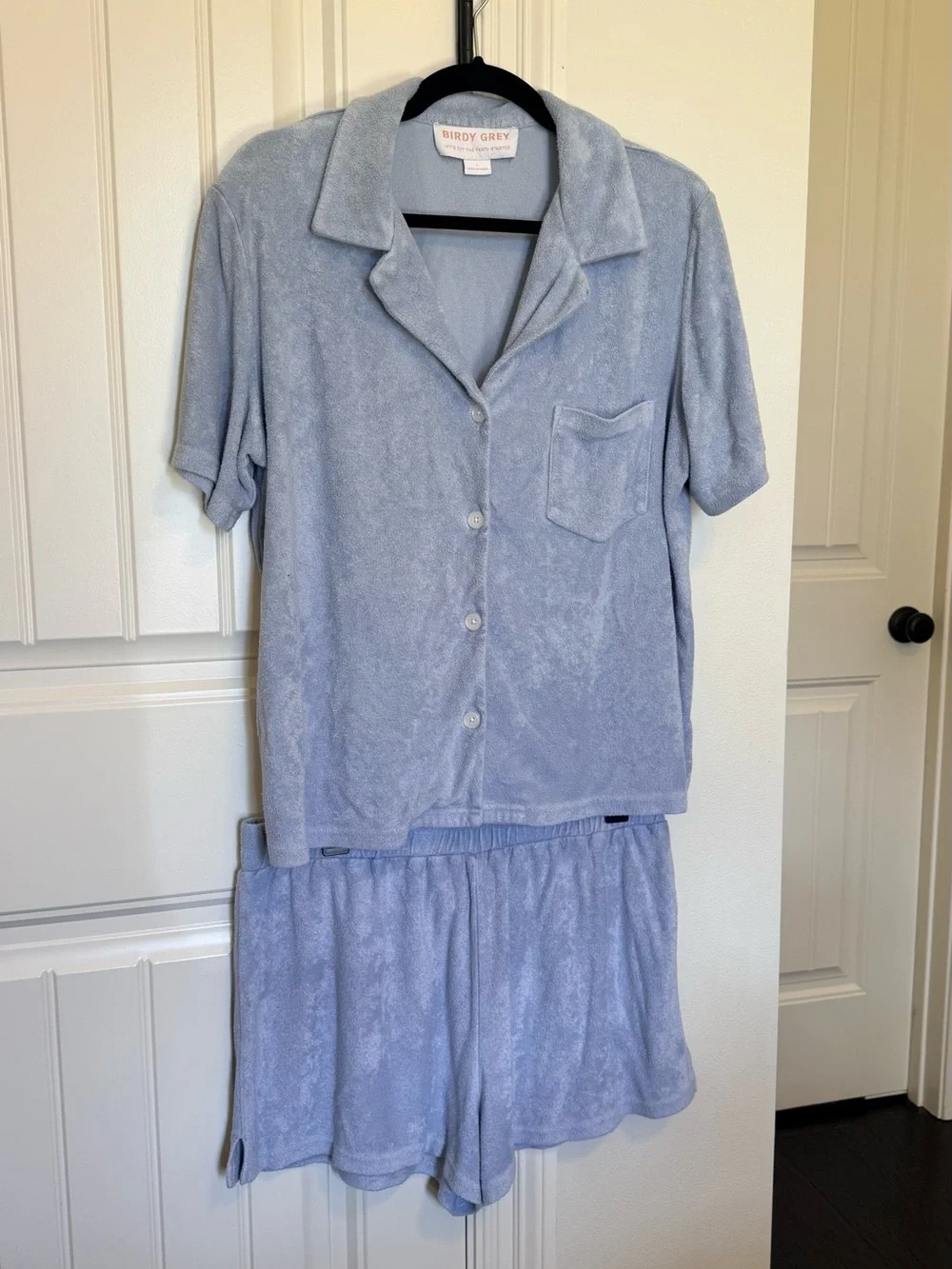 Birdy Grey Eunice Blue Terry Pajama Set